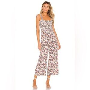 Faithfull the Brand Bernard Jumpsuit in Lumina Floral, Size 4
